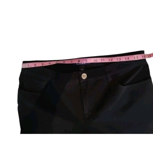 Chaps Madden Straight Leg Mid Rise Black Lightweight Jeans 12 - Picture 3 of 8
